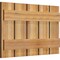 Ekena Millwork Spaced Board-n-Batten Shutters, Rough Sawn Western Red Cedar, 28 7/8W x 18H, PR RBS06S29X018RWR - alternate 4